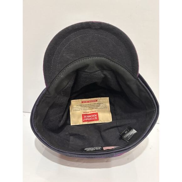 Stormy Kromer Hat Cap Purple Raspberry Wool Blend Size 7 3/8 - Picture 4 of 6